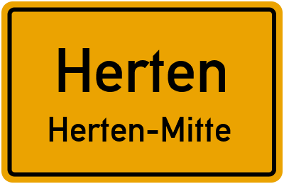 Straßenverzeichnis Herten Herten-Mitte