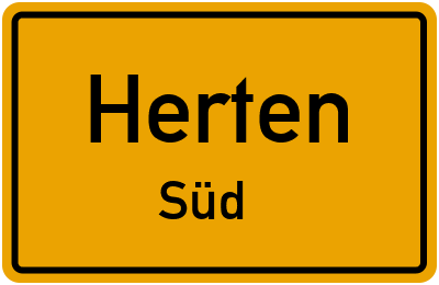 Straßenverzeichnis Herten Süd