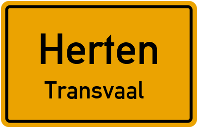 Straßenverzeichnis Herten Transvaal