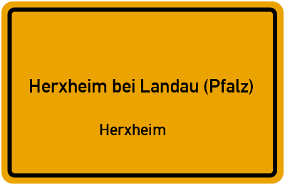 Straßenverzeichnis Herxheim bei Landau (Pfalz) Herxheim