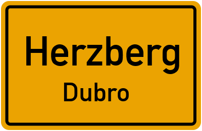 Straßenverzeichnis Herzberg Dubro