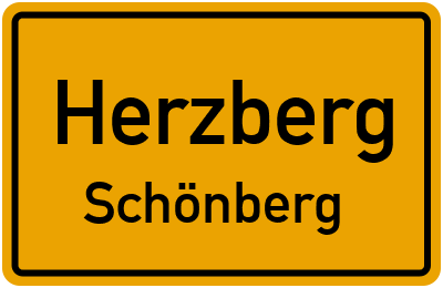 Straßenverzeichnis Herzberg Schönberg