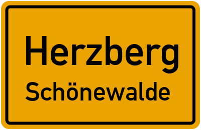 Straßenverzeichnis Herzberg Schönewalde