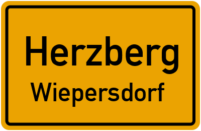 Straßenverzeichnis Herzberg Wiepersdorf