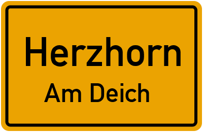 Straßenverzeichnis Herzhorn Am Deich