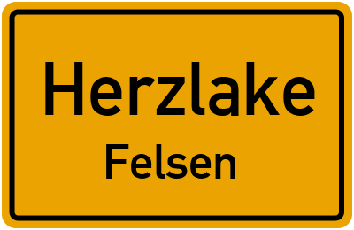 Straßenverzeichnis Herzlake Felsen