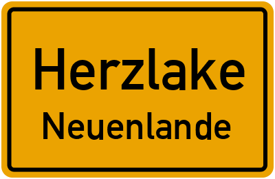 Straßenverzeichnis Herzlake Neuenlande