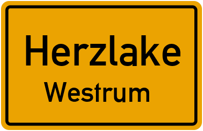 Straßenverzeichnis Herzlake Westrum