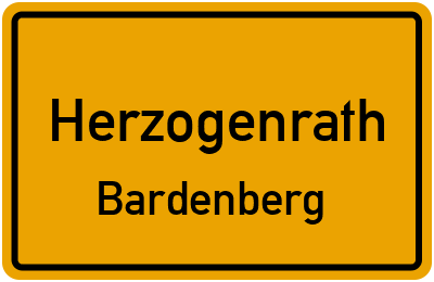 Straßenverzeichnis Herzogenrath Bardenberg