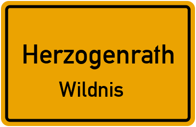 Straßenverzeichnis Herzogenrath Wildnis