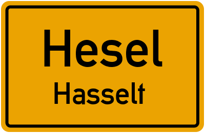 Straßenverzeichnis Hesel Hasselt