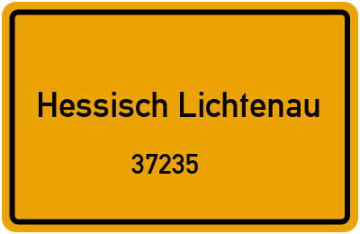 37235 Hessisch Lichtenau