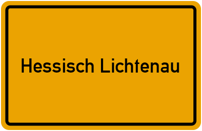 Hessisch Lichtenau