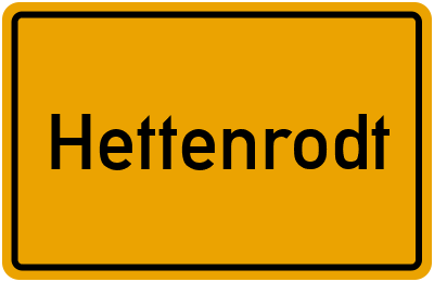 Ortsschild von Gemeinde Hettenrodt in Rheinland-Pfalz