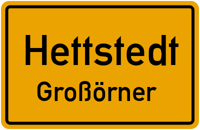 Straßenverzeichnis Hettstedt Großörner