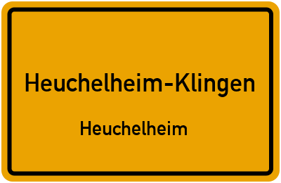 Straßenverzeichnis Heuchelheim-Klingen Heuchelheim