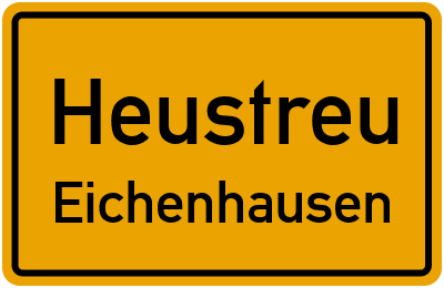 Straßenverzeichnis Heustreu Eichenhausen
