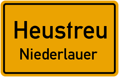 Straßenverzeichnis Heustreu Niederlauer