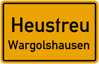Straßenverzeichnis Heustreu Wargolshausen