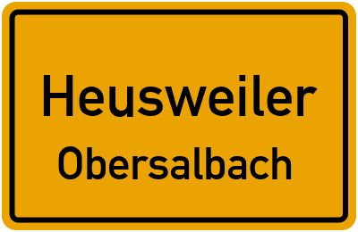 Straßenverzeichnis Heusweiler Obersalbach