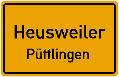 Straßenverzeichnis Heusweiler Püttlingen