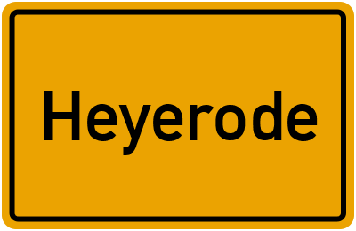 Heyerode in Thüringen