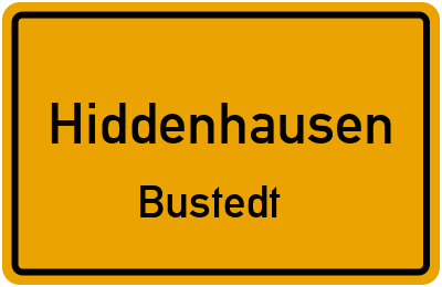 Straßenverzeichnis Hiddenhausen Bustedt