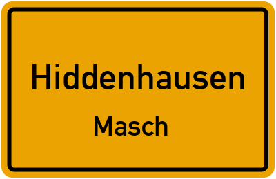 Straßenverzeichnis Hiddenhausen Masch