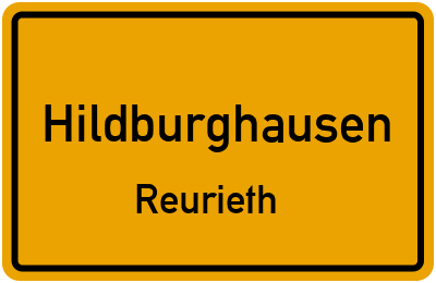 Straßenverzeichnis Hildburghausen Reurieth