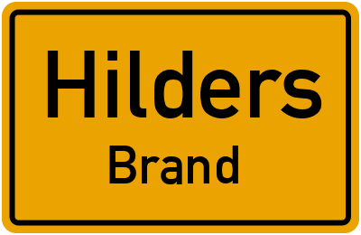 Straßenverzeichnis Hilders Brand