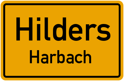 Straßenverzeichnis Hilders Harbach