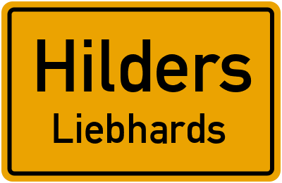 Straßenverzeichnis Hilders Liebhards