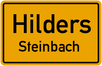 Straßenverzeichnis Hilders Steinbach