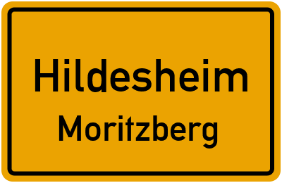 Ortsschild Hildesheim Moritzberg