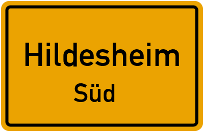 Straßenverzeichnis Hildesheim Süd
