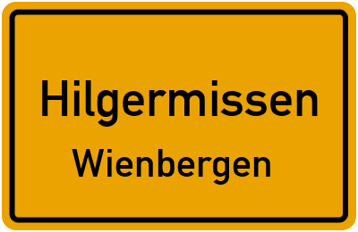 Straßenverzeichnis Hilgermissen Wienbergen