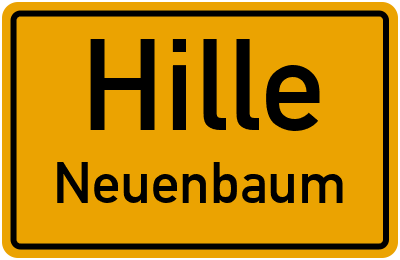 Straßenverzeichnis Hille Neuenbaum