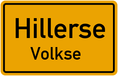Straßenverzeichnis Hillerse Volkse