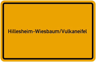 Branchenbuch Hillesheim-Wiesbaum/Vulkaneifel, Rheinland-Pfalz