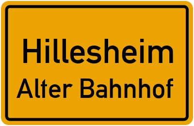 Straßenverzeichnis Hillesheim Alter Bahnhof