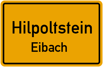 Straßenverzeichnis Hilpoltstein Eibach