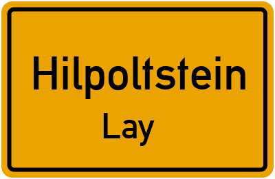 Straßenverzeichnis Hilpoltstein Lay