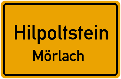Straßenverzeichnis Hilpoltstein Mörlach