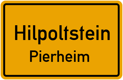 Straßenverzeichnis Hilpoltstein Pierheim