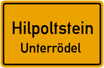 Straßenverzeichnis Hilpoltstein Unterrödel