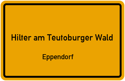 Briefkasten in Hilter am Teutoburger Wald Eppendorf