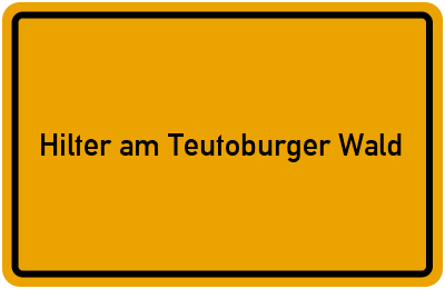 Hilter am Teutoburger Wald Branchenbuch