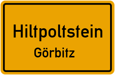 Ortsschild Hiltpoltstein Görbitz