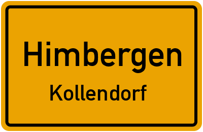 Straßenverzeichnis Himbergen Kollendorf