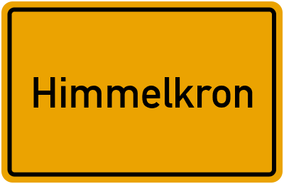 Ortsschild von Gemeinde Himmelkron in Bayern